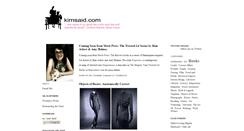 Desktop Screenshot of kimsaid.blogs.com