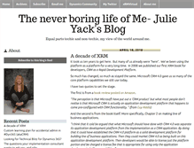 Tablet Screenshot of julieyack.blogs.com