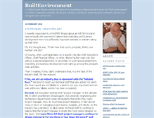 Tablet Screenshot of builtenvironment.blogs.com