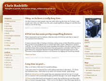 Tablet Screenshot of chrisradcliffe.blogs.com