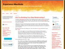 Tablet Screenshot of experiencemanifesto.blogs.com