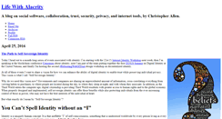 Desktop Screenshot of lifewithalacrity.blogs.com
