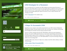 Tablet Screenshot of crm.blogs.com