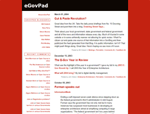 Tablet Screenshot of egov.blogs.com