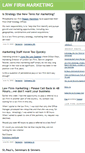 Mobile Screenshot of lawfirmmarketing.blogs.com