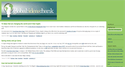 Desktop Screenshot of globalideas.blogs.com