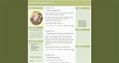 Desktop Screenshot of equineteleseminar.blogs.com