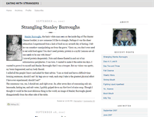 Tablet Screenshot of eatingwithstrangers.blogs.com