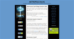Desktop Screenshot of metropolis.blogs.com