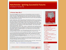 Tablet Screenshot of matchsticks.blogs.com