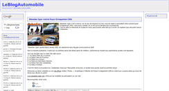 Desktop Screenshot of leblogautomobile.blogs.com