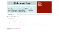 Desktop Screenshot of elkit.blogs.com