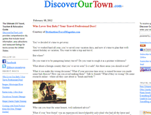 Tablet Screenshot of discoverourtown.blogs.com