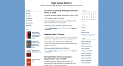 Desktop Screenshot of highschoolreform.blogs.com