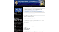 Desktop Screenshot of georgiapersonalinjurylaw.blogs.com