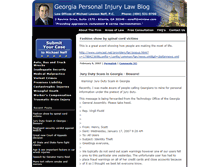 Tablet Screenshot of georgiapersonalinjurylaw.blogs.com