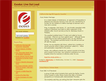 Tablet Screenshot of exodus.blogs.com