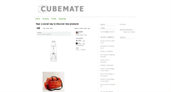 Desktop Screenshot of cubemate.blogs.com