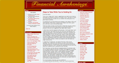 Desktop Screenshot of financialawakenings.blogs.com