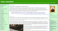 Desktop Screenshot of isaac.blogs.com