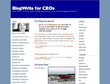 Tablet Screenshot of blogwrite.blogs.com