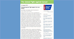 Desktop Screenshot of cancer.blogs.com