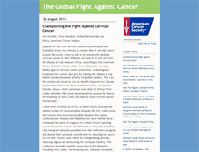 Tablet Screenshot of cancer.blogs.com