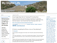 Tablet Screenshot of mydigitallife.blogs.com