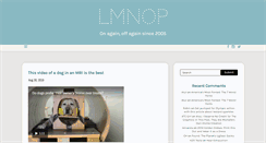Desktop Screenshot of lmnop.blogs.com