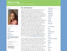 Tablet Screenshot of dailyliving.blogs.com