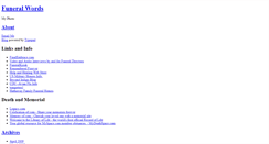 Desktop Screenshot of funeralwords.blogs.com