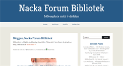 Desktop Screenshot of biblioteknacka.blogs.com