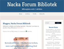 Tablet Screenshot of biblioteknacka.blogs.com