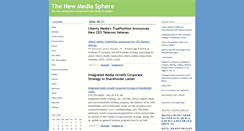 Desktop Screenshot of newmediasphere.blogs.com