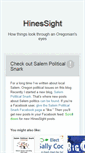 Mobile Screenshot of hinessight.blogs.com