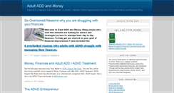 Desktop Screenshot of addfinances.blogs.com