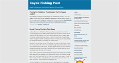 Desktop Screenshot of kayakfishing.blogs.com