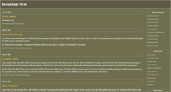 Desktop Screenshot of breakfastfirst.blogs.com