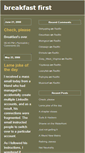 Mobile Screenshot of breakfastfirst.blogs.com