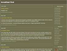 Tablet Screenshot of breakfastfirst.blogs.com