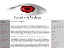 Tablet Screenshot of cursedwithambition.blogs.com
