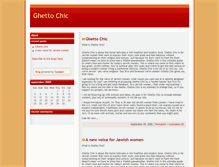 Tablet Screenshot of ghettochic.blogs.com
