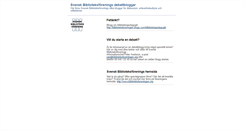 Desktop Screenshot of biblioteksforeningen.blogs.com