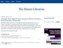 Tablet Screenshot of distlib.blogs.com