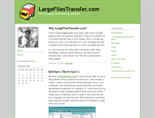 Tablet Screenshot of largefilestransfer.blogs.com