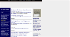 Desktop Screenshot of oregonhousedemocrats.blogs.com