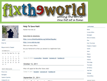 Tablet Screenshot of fixtheworld.blogs.com
