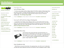 Tablet Screenshot of dealsdujour.blogs.com